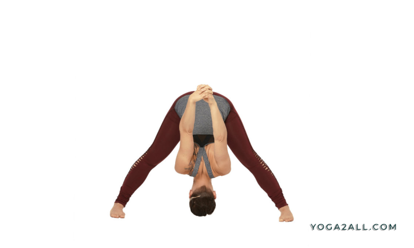 Wide Leg Forward Bend Yoga